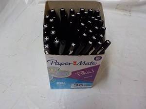 lot 79 image: Paper Mate 36 Medium Point Pens...