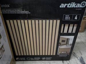 lot 92 image: Artika pack of 4 Oakblack Sound Ab...