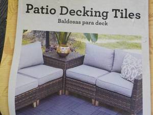 lot 106 image: 26 Garden line Patio Decking Tiles...