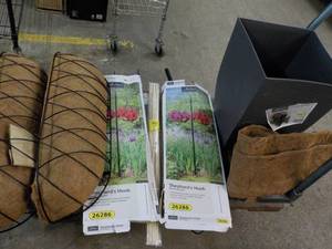 lot 120 image: Planters, Shephards Hook, and more...