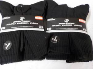 lot 160 image: 12 pair size 10-13 Black Athletic S...