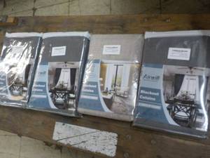 lot 170 image: 4 pkgs Blackout Drapes New from Ama...