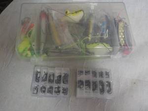 lot 174 image: 275 pc Fishing Lures, etc. for Trou...