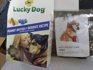 lot 194 image: Lucky Dog Treats and Pet Pilot Cap...
