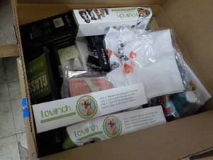 lot 201 image: Large Box of New Overstock from Ama...