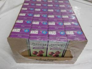 lot 214 image: 32 pack Grape Juicy juice...