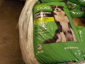 lot 217 image: 50 lb. Bag Good Dog Food...