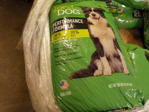 lot 218 image: 50 lb. Bag Good Dog Food...