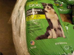 lot 219 image: 50 lb. Bag Good Dog Food...