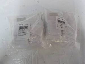 lot 229 image: 12 pair size 2T-3T White Triple Rol...
