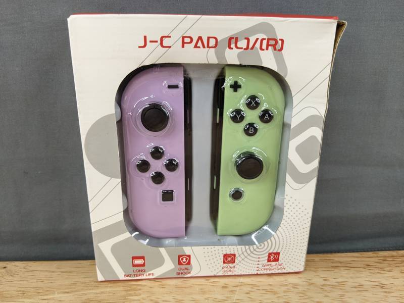 lot 85F image: J-C Pad LR Replacement Controllers for Nintendo Switch - Brand New