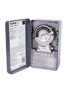 lot 64 image: TORK 1109A Multi-Voltage Indoor Time Switch, 120208-277V, 40A - Brand New
