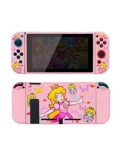 lot 80C image: TIKODirect Princess Peach Mario Bros. Protective Case for Nintendo Switch - Brand New