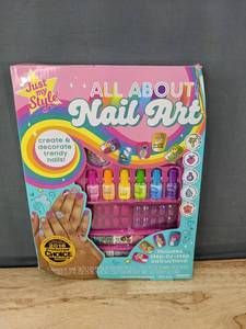 lot 317 image: Just My Style All About Nail Art Kit - Brand New
