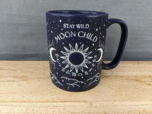 lot 114 image: Stay Wild Moon Child Ceramic Mug - 15.2 fl oz - Brand New
