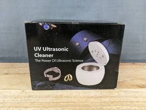 lot 154 image: UV Ultrasonic Cleaner for Jewelry and Dental Items - Brand New