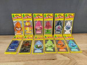 lot 235 image: 12 Little Trees Car Air Fresheners in Assorted Scents - Brand New