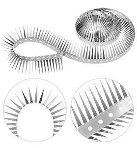 lot 271 image: Stainless Steel Animal Deterrent Spikes for Birds and Squirrels