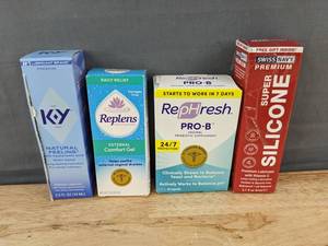 lot 276 image: Personal Care K-Y, Replens, RepHresh Pro-B, Swiss Navy Silicone - Brand New