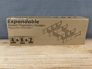 lot 375 image: Expandable Drawer OrganizersDividers - Brand New