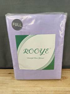 lot 405 image: Rooye Full Size Light Purple Deep Pocket Sheet Set - Brand New