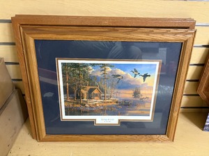 lot 76 image: Framed Duck Art