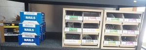 lot 3 image: Hardware Lot (middle shelf)