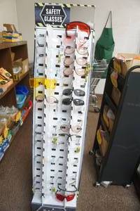 lot 27 image: Safety Glasses and Cardboard Display
