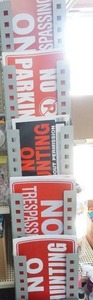 lot 32 image: Signs and Display (no huntingno trespassing)