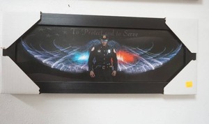lot 94 image: To Protect and Serve 8x20