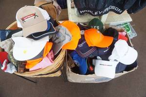 lot 115 image: Hats and Display Basket wstand
