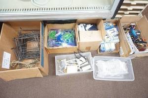 lot 124 image: Cases of RadioLights, Scrapers, Coin Purses, PicturePlate Displays, Cardboard Jewelry Boxes (empty)