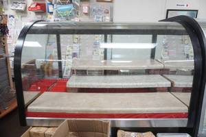 Curved Glass Display Case