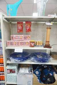 lot 139 image: Miller Lite Trays and Koozies, Fire Truck Ornaments, Bracelets