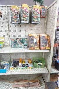 lot 154 image: Toys, Diecast Cars, wooden toy bow and arrows