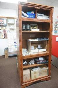 lot 159 image: Wooden Shelf (contents not included)