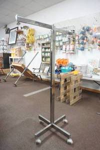 lot 225 image: Clothing Rack on Wheels (2 arms)