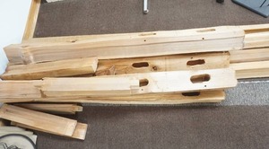 lot 228 image: cedar split rail fence