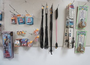 lot 229 image: Fishing Tackle, Rods, Thermometer, Whips