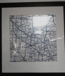lot 242 image: Alexandria Map Print