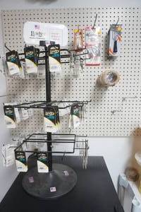 lot 243 image: Fishing Tackle, Display Rack, Paper Rope