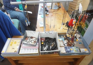 lot 262 image: Jewelry, Folding Knives, Dragon Necklaces, Keychains and more