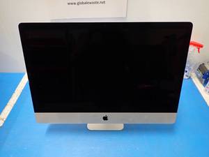 lot 8 image: Apple&nbspiMac15,1 A1419 MF886LLA AIO PC &nbspINTEL CORE I5-4690 3.5 Ghz  24GB DDR3 SDRAM  251GB HD  Includes IOS and power cable  cracked glass in screen 
