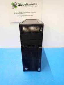 lot 48 image: HP Z640 Workstation  CPU x2&nbspINTEL XEON E5-2623 V3 3 Ghz  32GB DDR4 RAM  NO HDs  NO OS  Includes power cable 