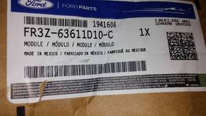 lot 122 image: FO FR3Z-63611O10-C MODULE -AIR BAG (1 qty)