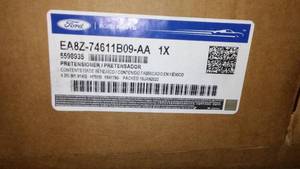 lot 125 image: Pretensioner (3) - Seat Belt Buckle 2009-2019, 2013-2019, Ford ,Includes Extras