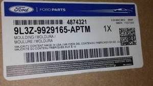 lot 11 image: Ford 9L3Z-9929165-APTM Moulding 2009-2014 Ford F-150
