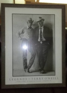 lot 204 image: Legends Paul Newman Lee Marvin by Terry ONeill.