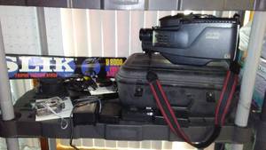 lot 237 image: Kodak Easy Share Camera, Tri Pod, Video Camera, Portable DVD Player.