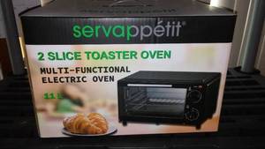 lot 259 image: NEW 2 slice Toaster Oven.